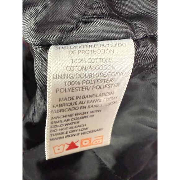 Wolverine Plaid Flannel Button Up Jacket Quilt Interior Shacket Pink Red Mens XL - Picture 6 of 10